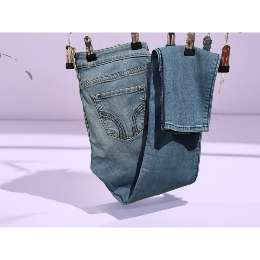 Hollister Womens Denim Jean Legging Light Blue Size W27 x L29